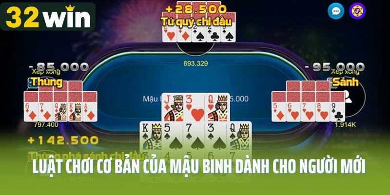 Luật chơi cơ bản của Mậu Binh dành cho người mới