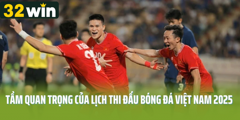 Tầm quan trọng của lịch thi đấu bóng đá Việt Nam 2025